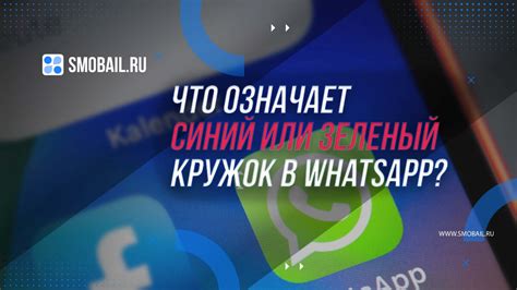 Что означает зеленый кружок в WhatsApp