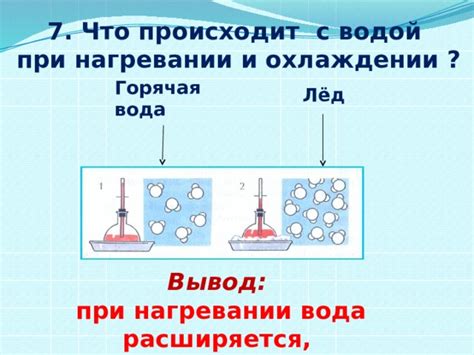 Что происходит при охлаждении сосуда?