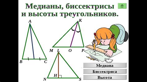 Что такое высоты треугольника