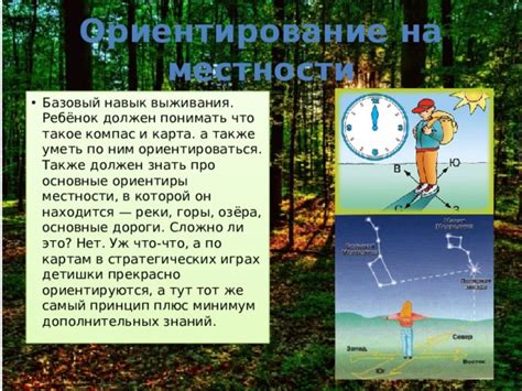 Что такое ориентиры в местности?