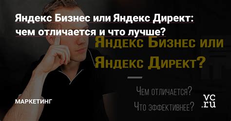 Яндекс Директ и Яндекс Бизнес: чем они отличаются?