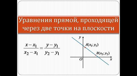  Уравнение прямой в координатной плоскости 